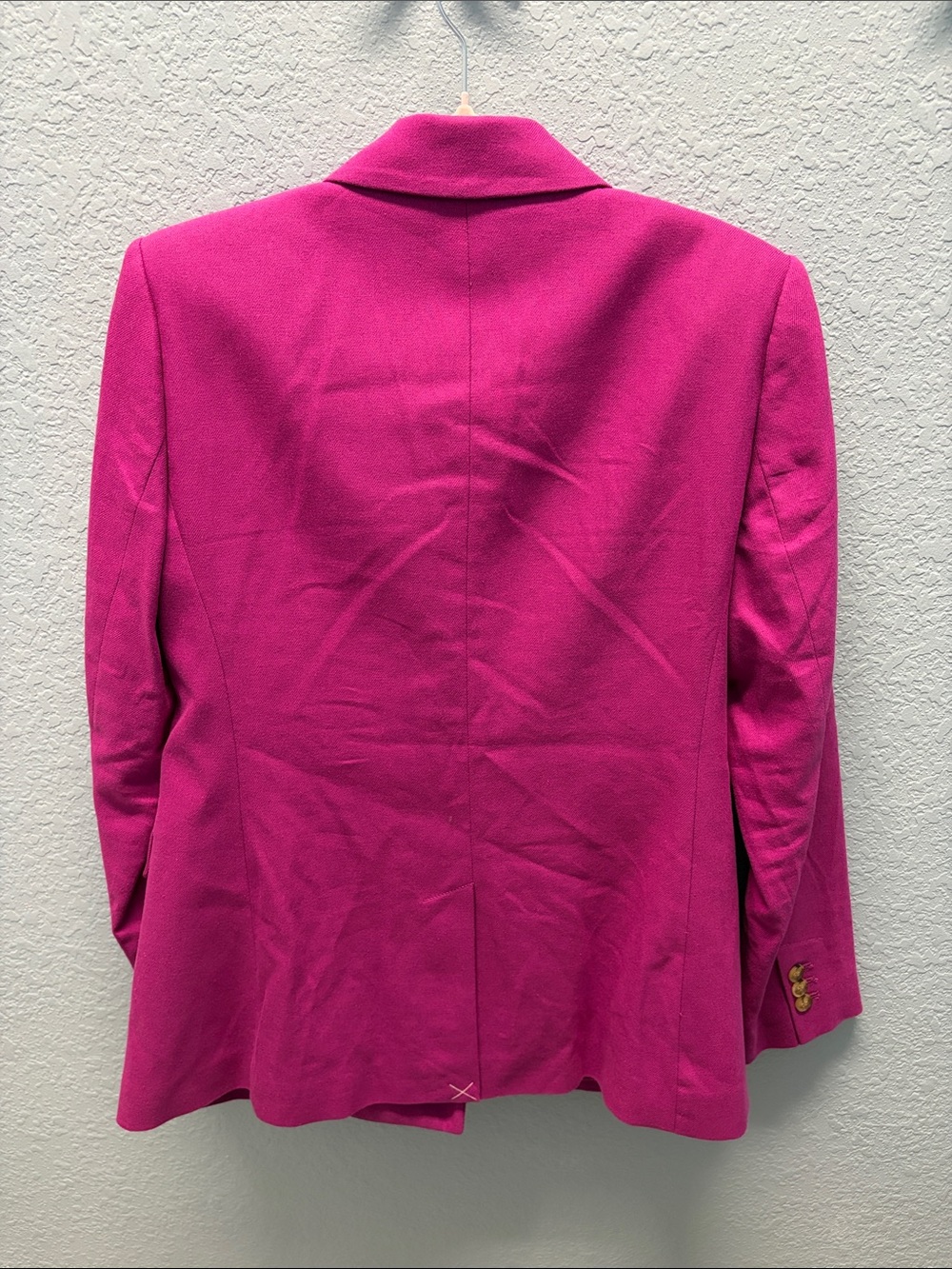 LOFT Fuchsia Double-Breasted Blazer and Riviera Slim Pants - Picture 5 of 5